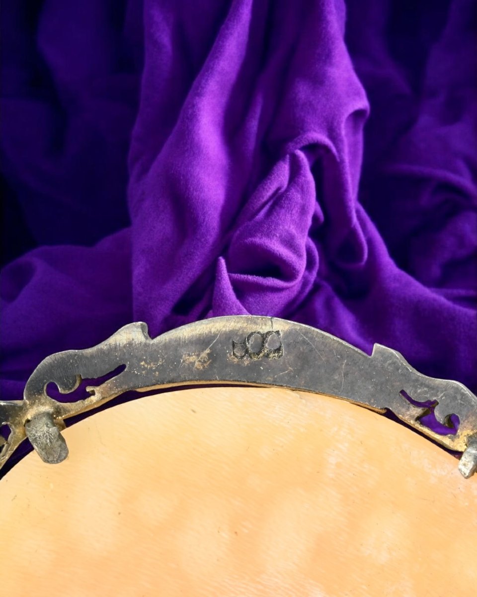 Cammeo Con Cornice in Argento Dorato - Italia Fine XIX Secolo -photo-3